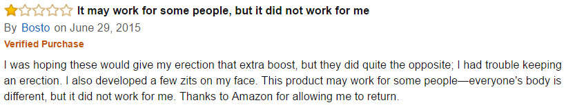 Virectin amazon user reviews 2