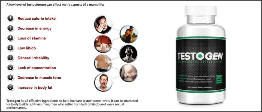 Testogen-increase level of testosterone mechanism