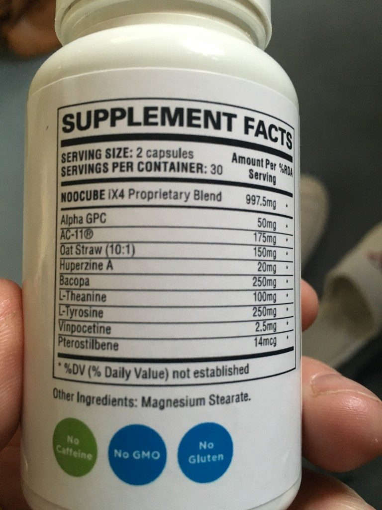 noocube-brain booster ingredients